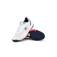 Zapatillas Wilson Courtglide Blanco Azul Marino