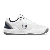Tênis Wilson Courtglide Branco Azul-Marinho Cinza