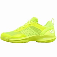Zapatillas Wilson Hurakn Pro V2 Amarillo Fluor Blanco
