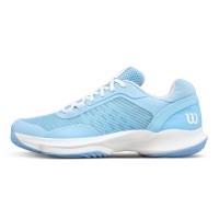 Zapatillas Wilson Hurakn Pro V2 Azul Claro Blanco Mujer