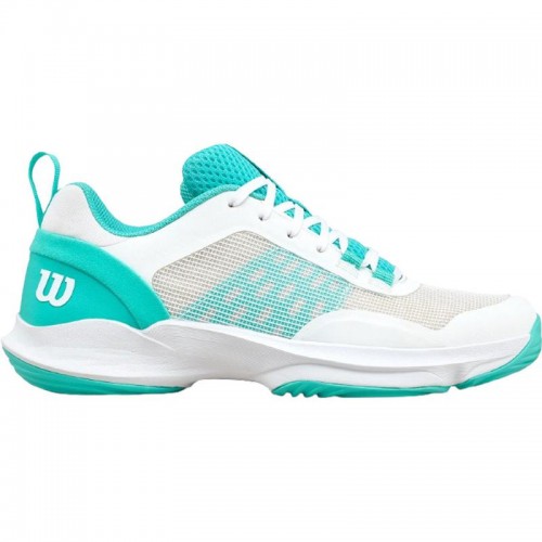 Zapatillas Wilson Hurakn Pro V2 Blanco Turquesa Mujer