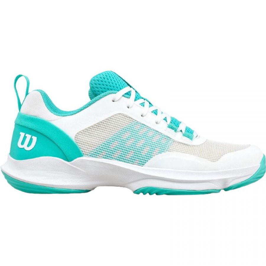 Wilson Hurakn Pro V2 White Turquoise Women''s Sneakers