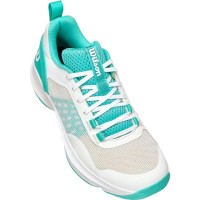 Wilson Hurakn Pro V2 White Turquoise Women''s Sneakers