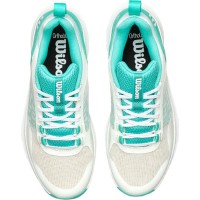 Wilson Hurakn Pro V2 White Turquoise Women''s Sneakers