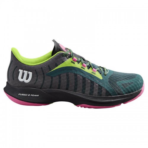 Zapatillas Wilson Hurakn Pro Verde Negro Mujer