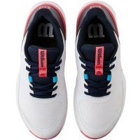 Zapatillas Wilson Intrigue Pro Clay Blanco Azul Marino Mujer