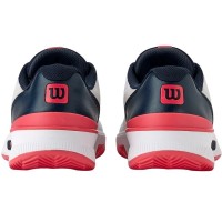 Zapatillas Wilson Intrigue Pro Clay Blanco Azul Marino Mujer