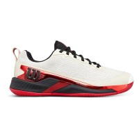 Zapatillas Wilson Rush Pro 4.5 Tofu Rojo