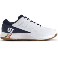 Zapatillas Wilson Rush Pro Ace Clay Blanco Azul Marino