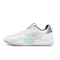 Zapatillas Wilson Rush Tour 5 Clay Blanco Aqua Coral